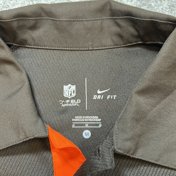 Nike Dri-Fit NFL On Field Apparel Cleveland Browns Polo-Men’s Medium - Picture 2 of 9